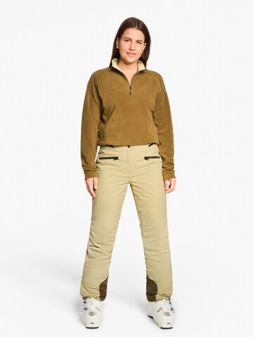 ZIENER Regular Workout Pants 'Tilla' in Green