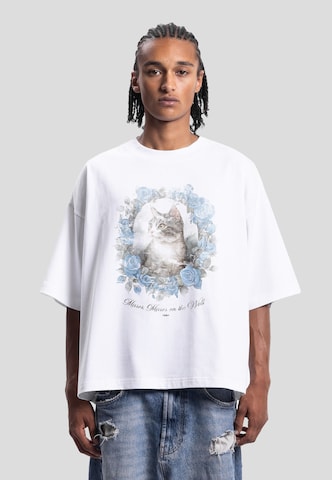 FAVELA Shirt 'Mirror Mirror' in White: front