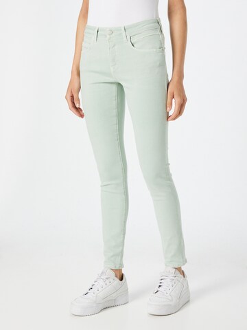 Mavi Skinny Jeans 'Adriana' in Groen: voorkant