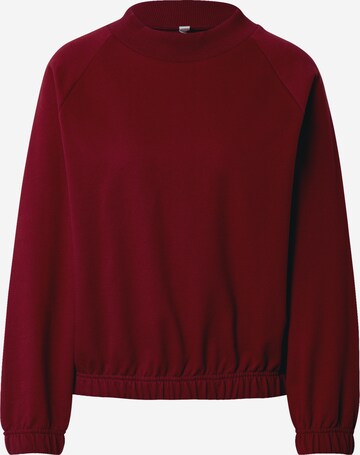 Sweat-shirt Degree en rouge : devant