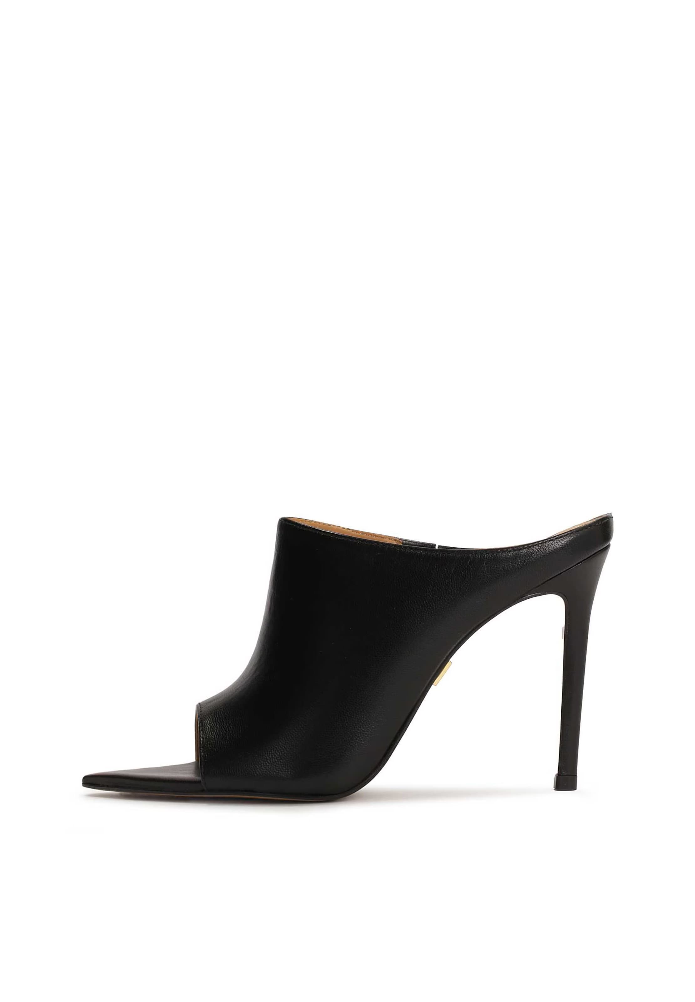 Kazar Pantolette in schwarz, Produktansicht