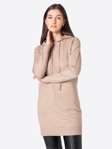 JDY Knitted dress 'MISCHA' in Brown: front