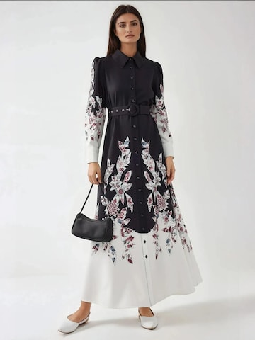 Hiccup Dress in Grey: front