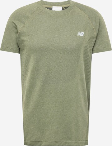 new balance Performance shirt in Green: front