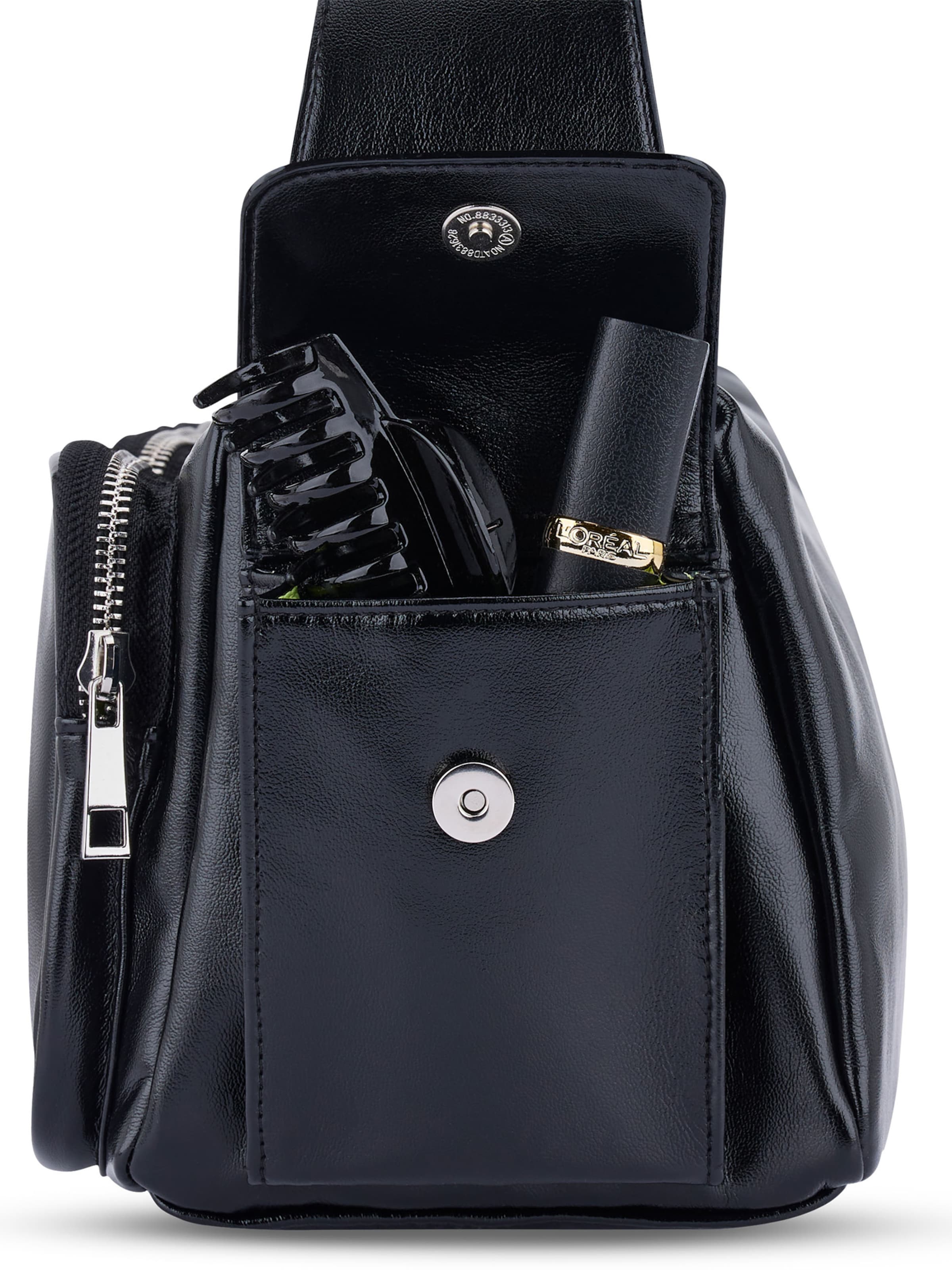 Expatrié - Mala de ombro 'Stella' em preto