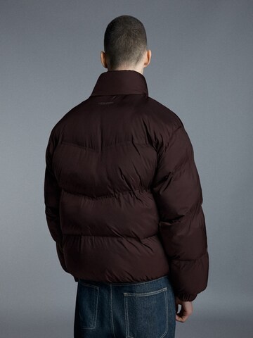 Bershka Winter jacket in Brown