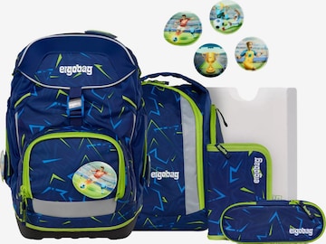 ergobag Backpack 'Schulranzen-Set pack Set' in Blue: front