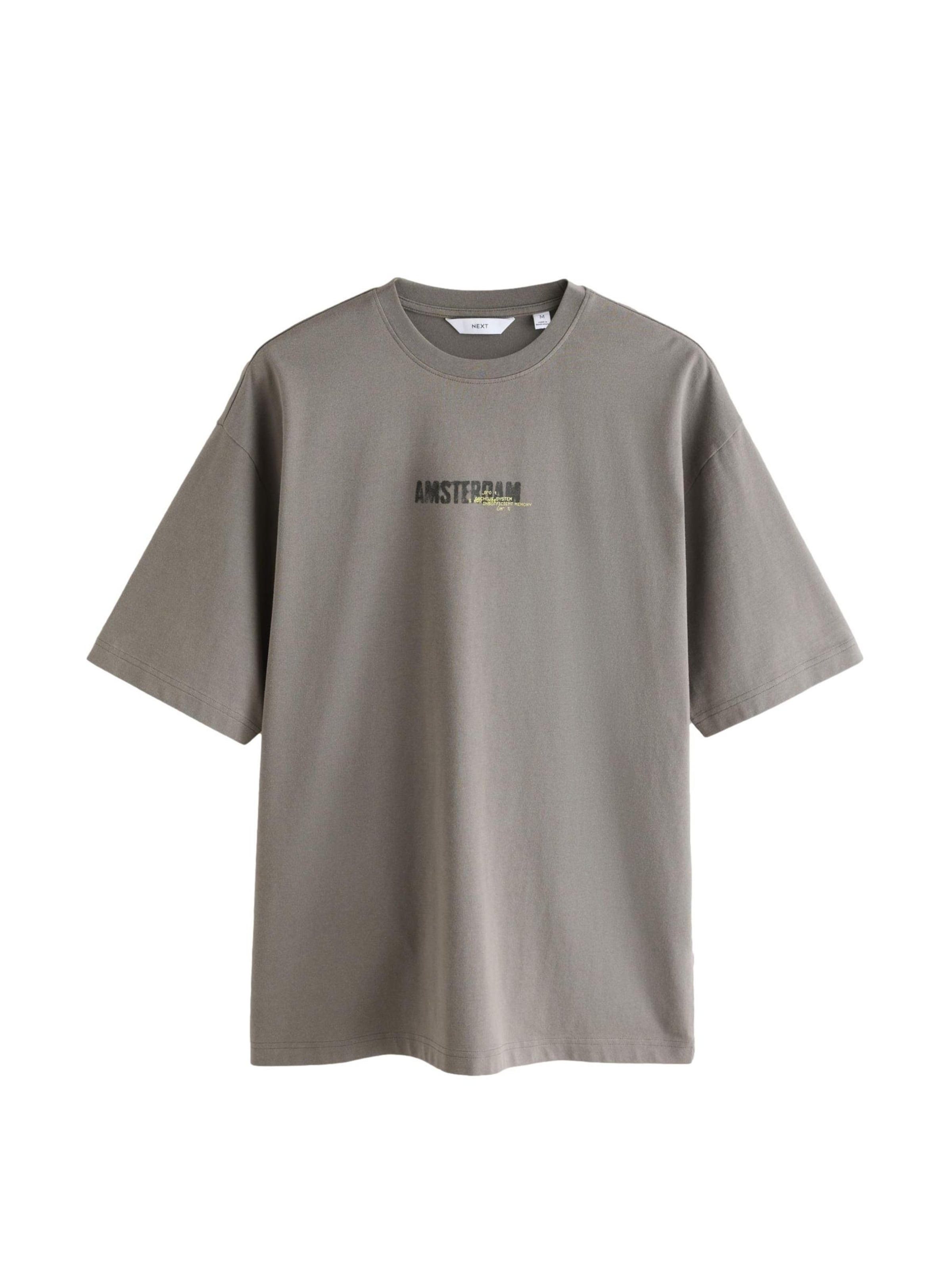 Next Shirt in Black: front
