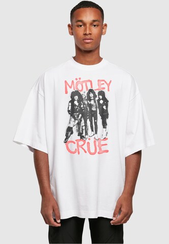 T-Shirt 'Motley Crue' Merchcode en blanc : devant