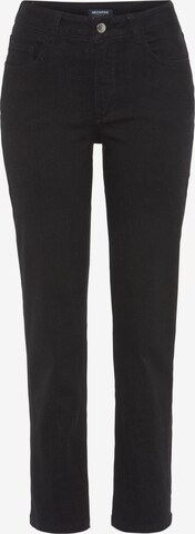 HECHTER PARIS Tapered Jeans in Black: front