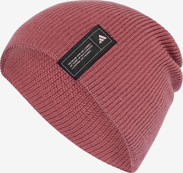 ADIDAS PERFORMANCE Sports beanie 'Essentials' in Pink: front