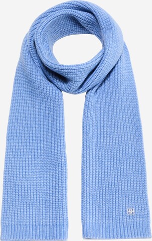 COMMA Scarf in Blue: front