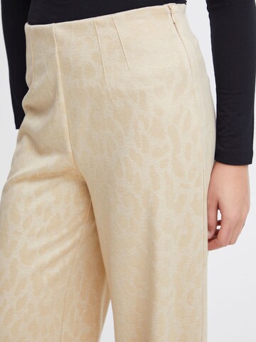 Regular Pantalon 'Kate' ICHI en beige