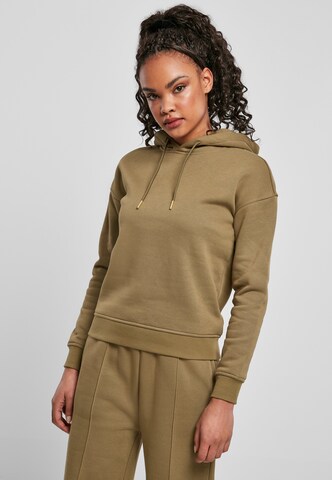 Sweat-shirt Urban Classics en vert : devant