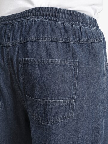 Jan Vanderstorm Loosefit Broek 'Daan' in Blauw