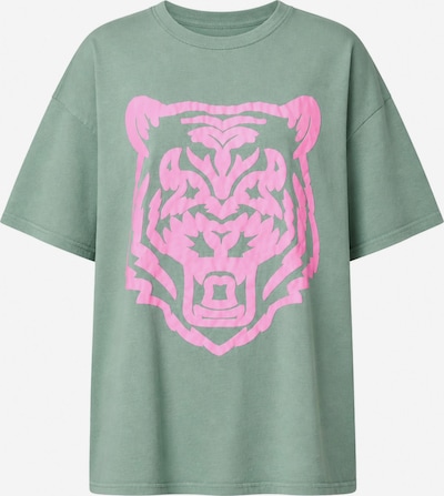 Worldclassca Oversizeshirt 'Oversize T-Shirt "Tiger"' in S-L/Wide in mint, Produktansicht