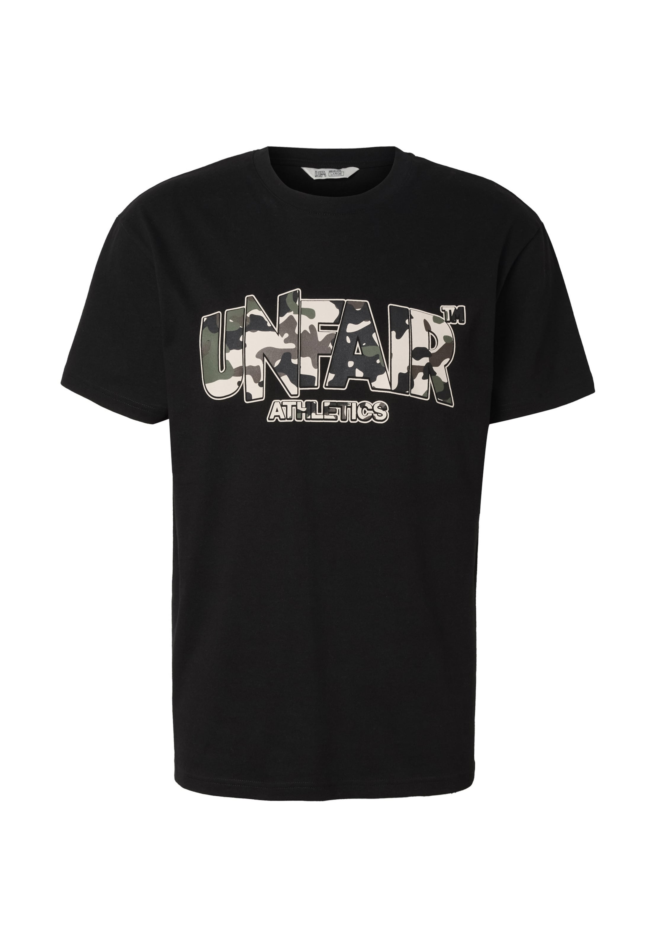 Unfair Athletics Shirt in Zwart: voorkant