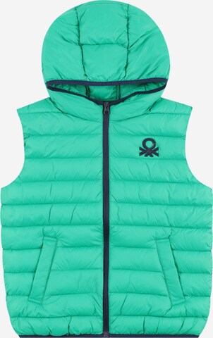 Gilet UNITED COLORS OF BENETTON en vert : devant