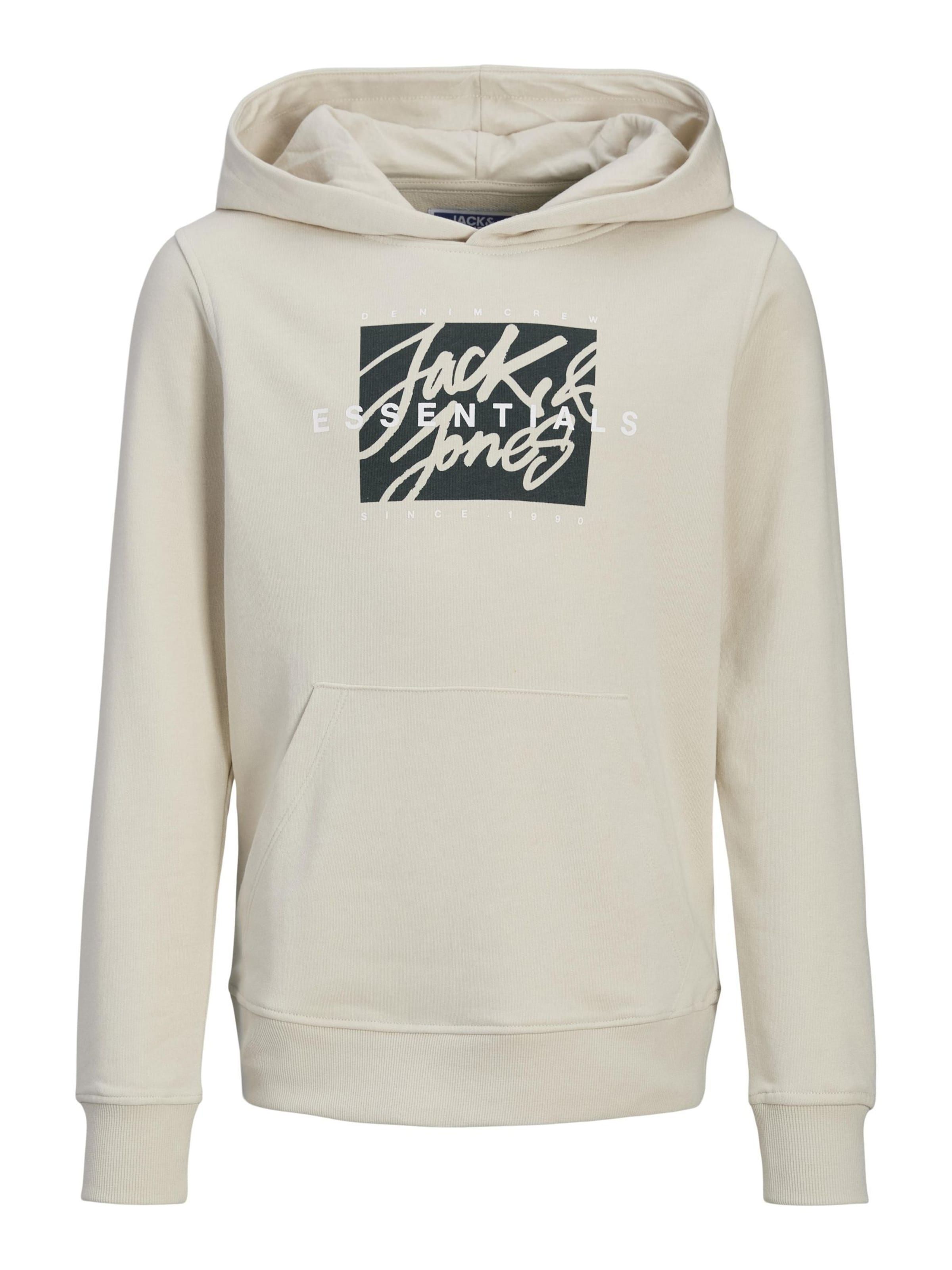 Jack & Jones Junior Sweatshirt in Grau: Vorderseite