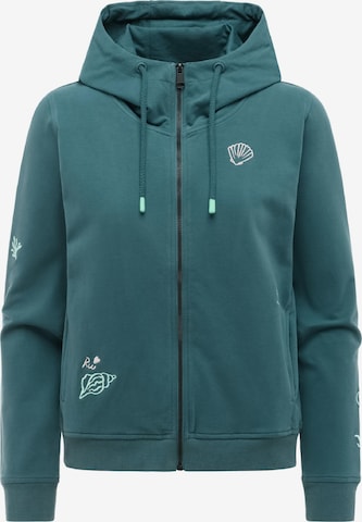 Giacca di felpa 'Parya' di Ragwear in verde: frontale