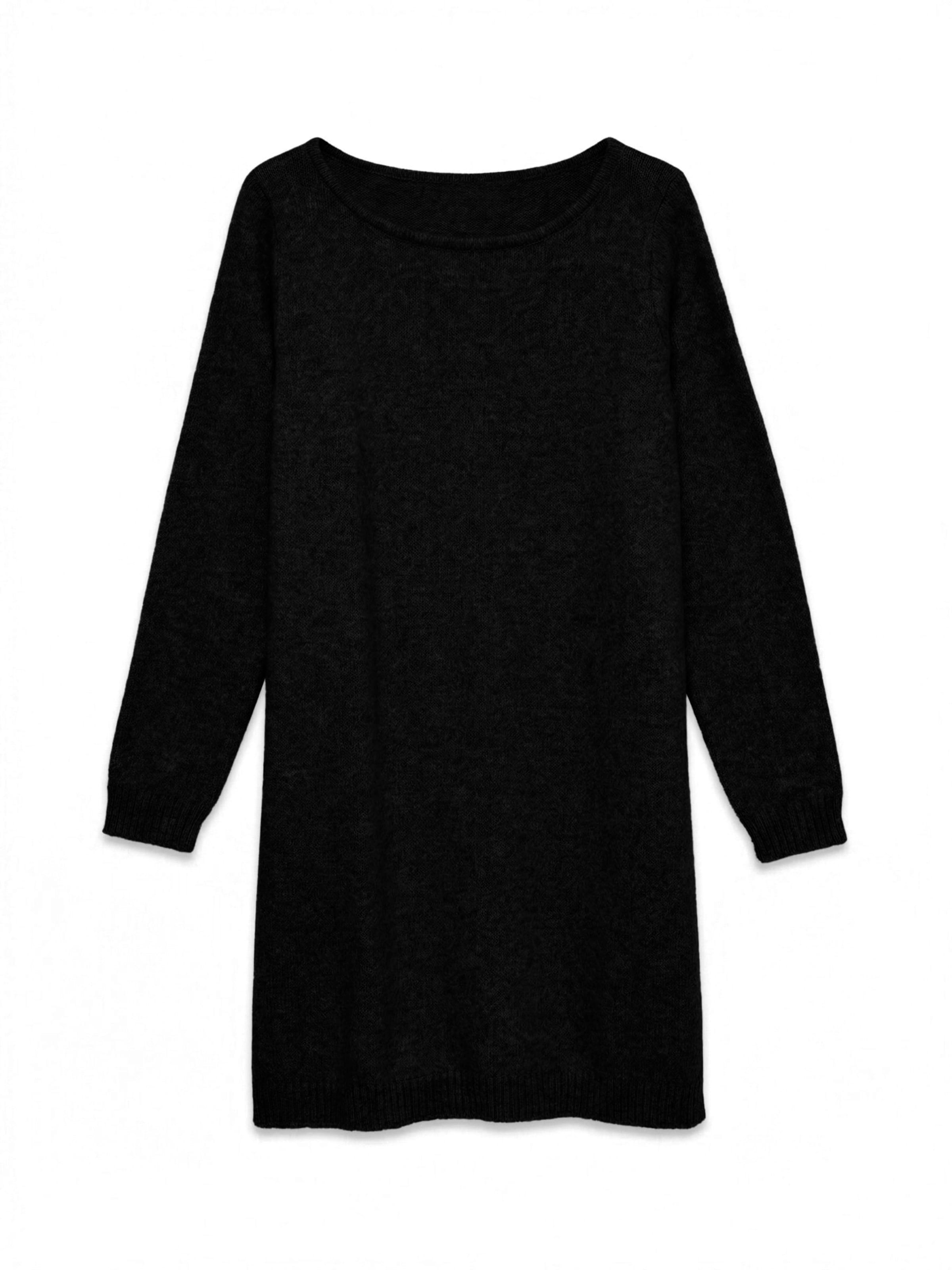 VERO MODA Knit dress 'AWViva' in Black: front