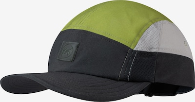 BUFF Sportcap '5 Panel Go' in grau / grün / schwarz, Produktansicht