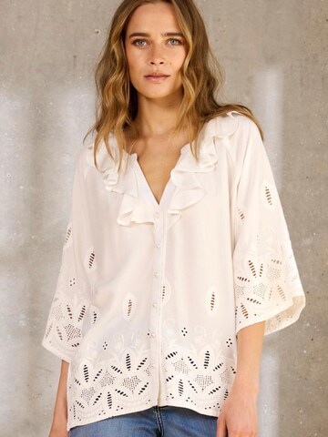 ze-ze Blouse 'Doris 082' in Wit