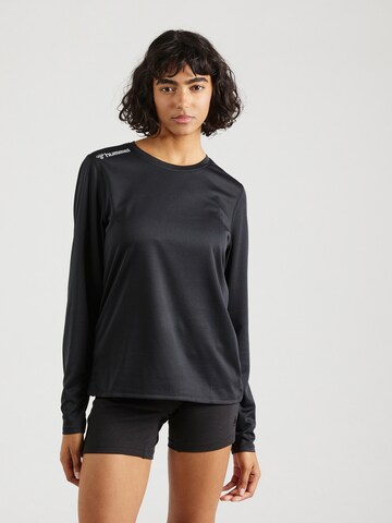 Maglia funzionale di Hummel in nero: frontale