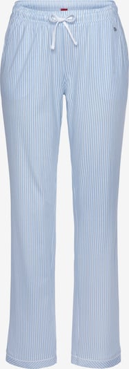 s.Oliver Pantalón de pijama en azul claro / blanco, Vista del producto