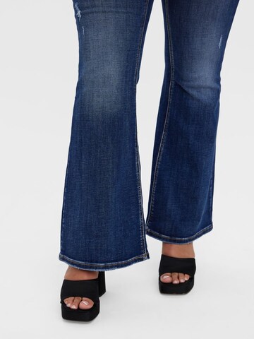 Vero Moda Curve Flared Jeans 'SIGA' in Blauw