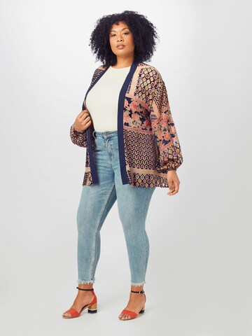 Guido Maria Kretschmer Curvy - Kimono 'Duffy' em mistura de cores