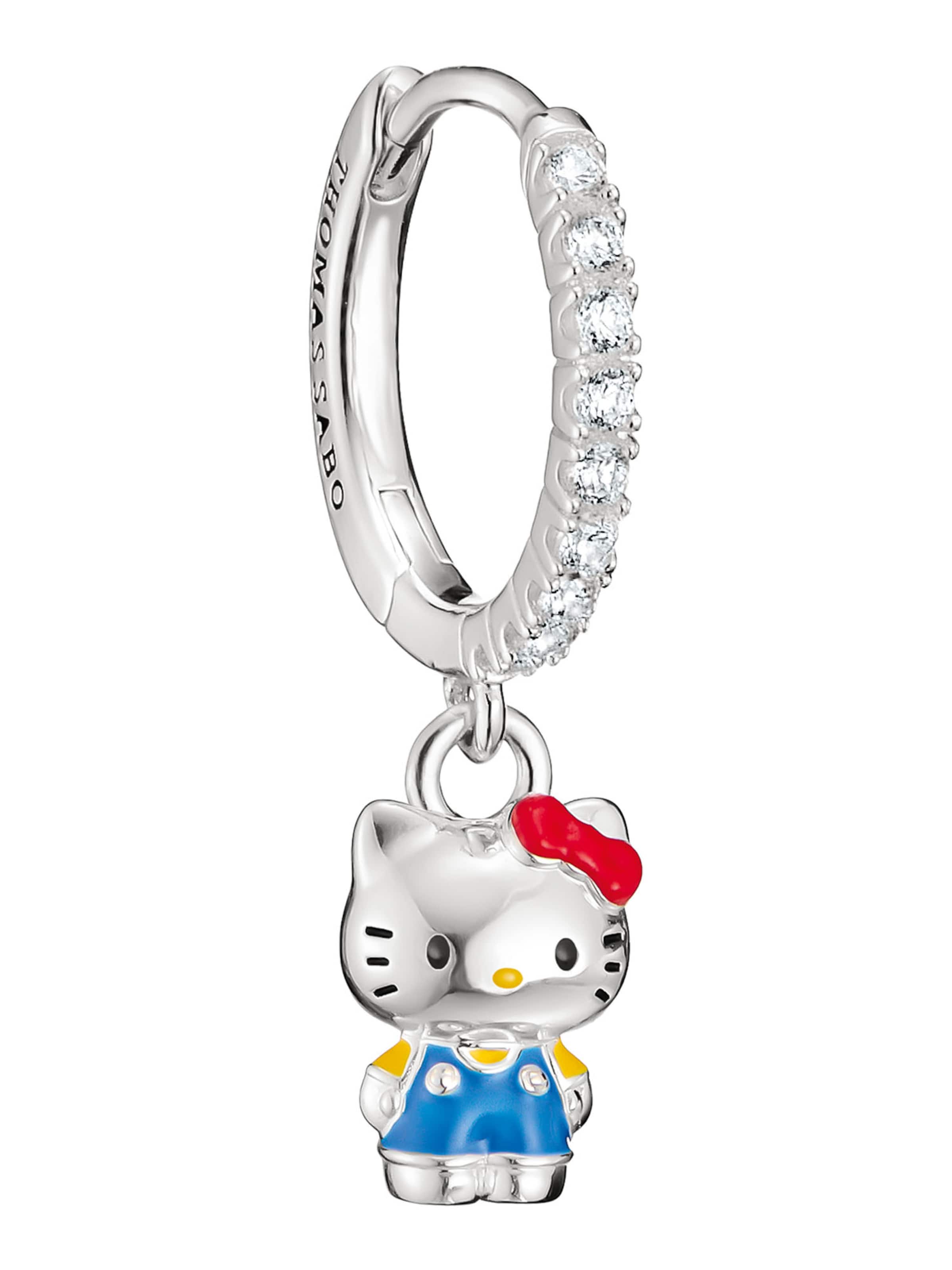 Thomas Sabo Earrings in One size in Blue / Red / Silver, Item view