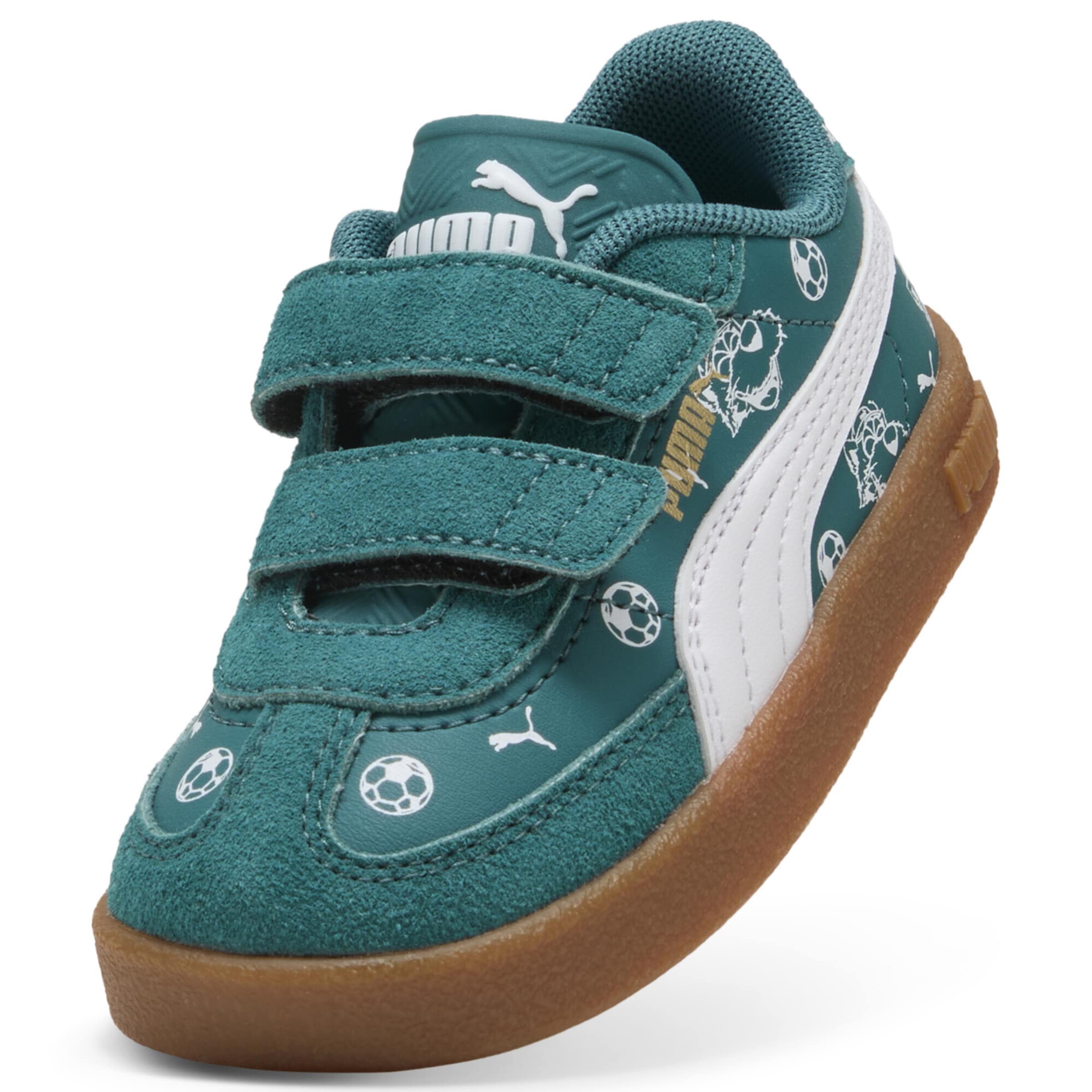 PUMA Sneakers in Groen: voorkant