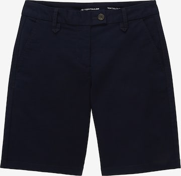 TOM TAILOR - Loosefit Pantalón chino en azul: frente