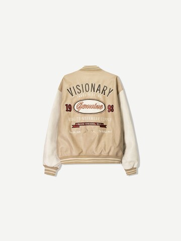 Veste mi-saison Bershka en beige