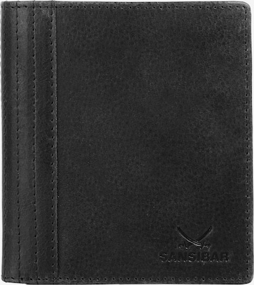 SANSIBAR Wallet in Black: front
