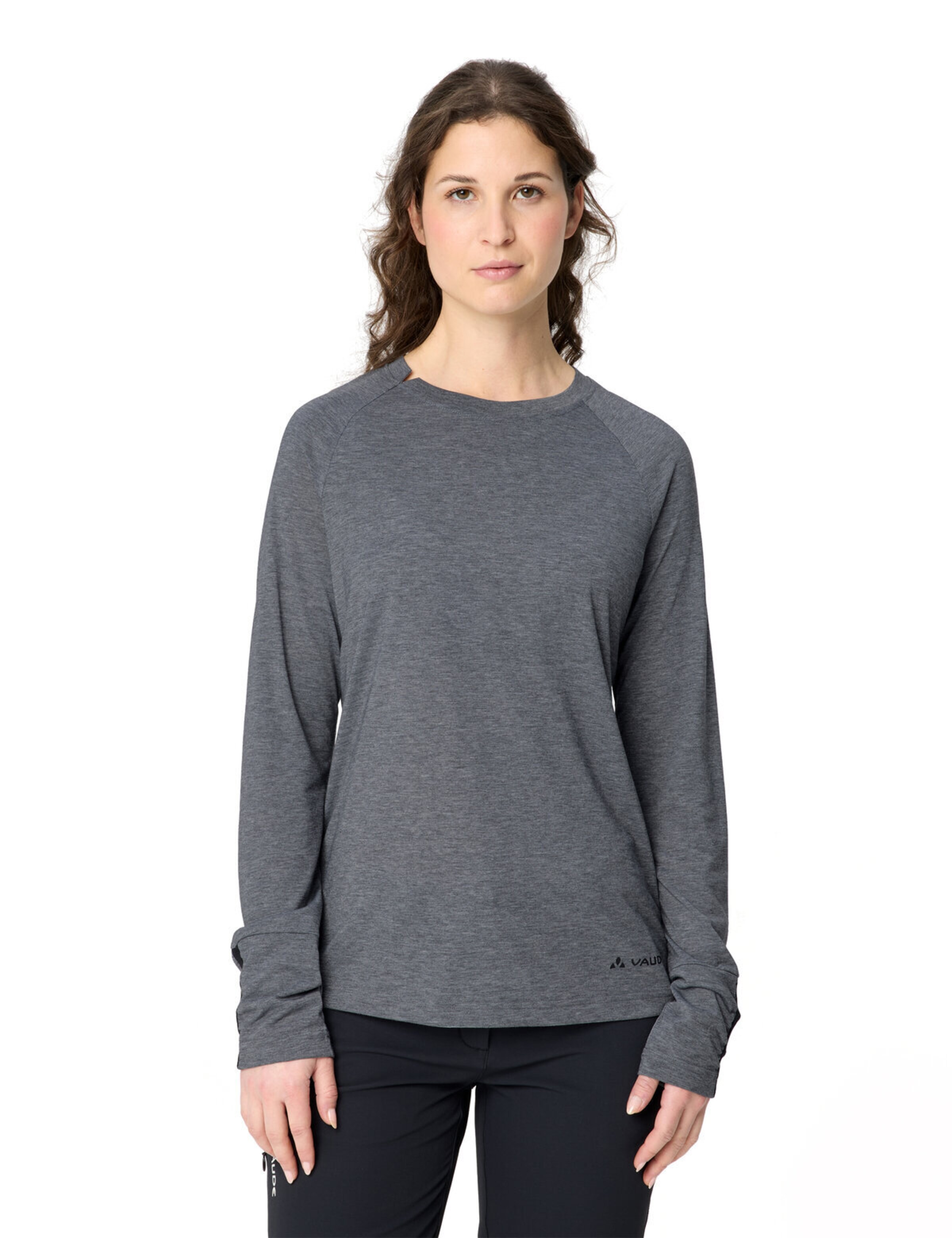 VAUDE Performance shirt 'Skomer III' in Grey: front