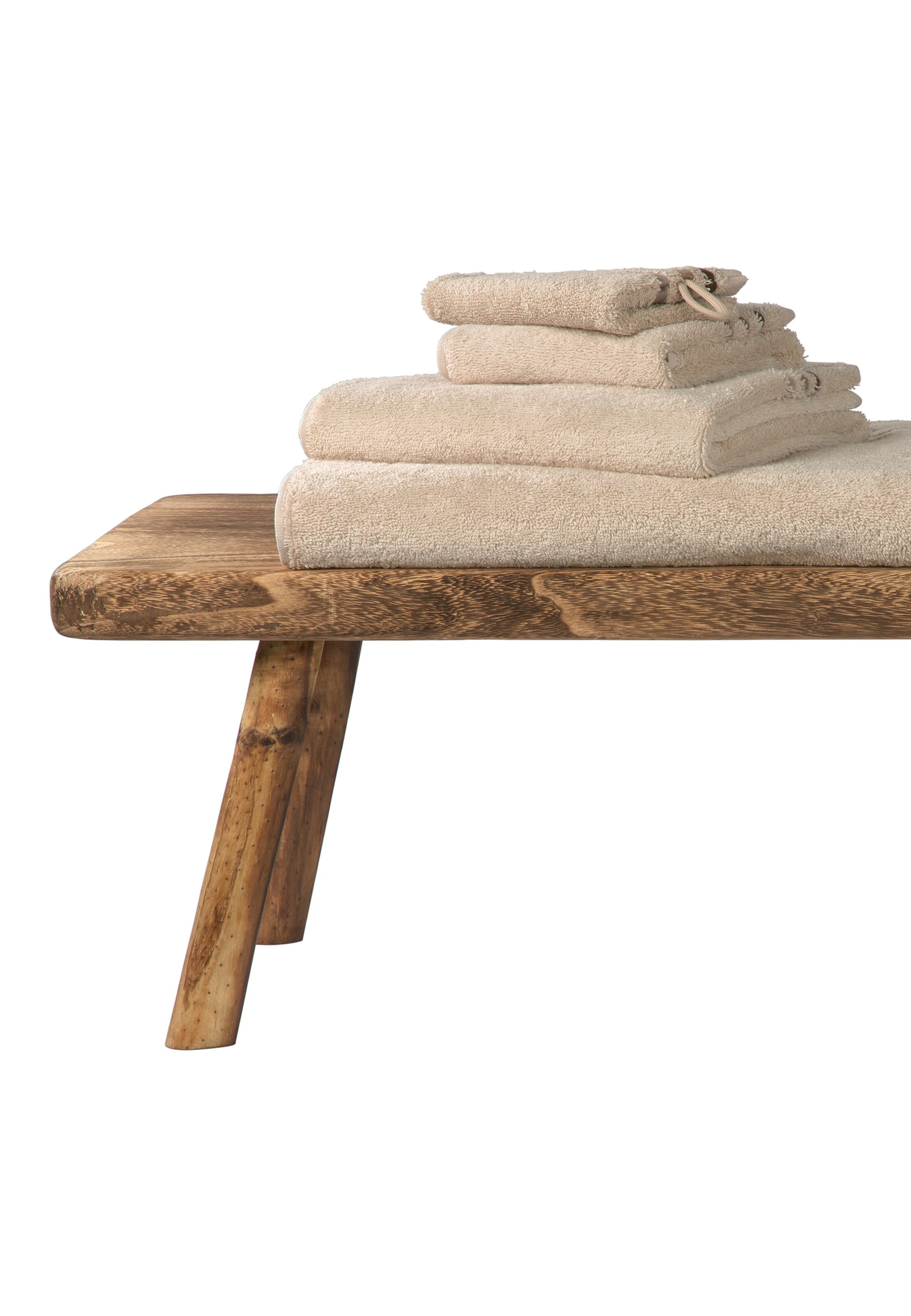 SCHIESSER Towel 'Skyline Color' in Beige