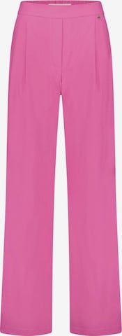 Fabienne Chapot Regular Pleat-Front Pants in Pink: front