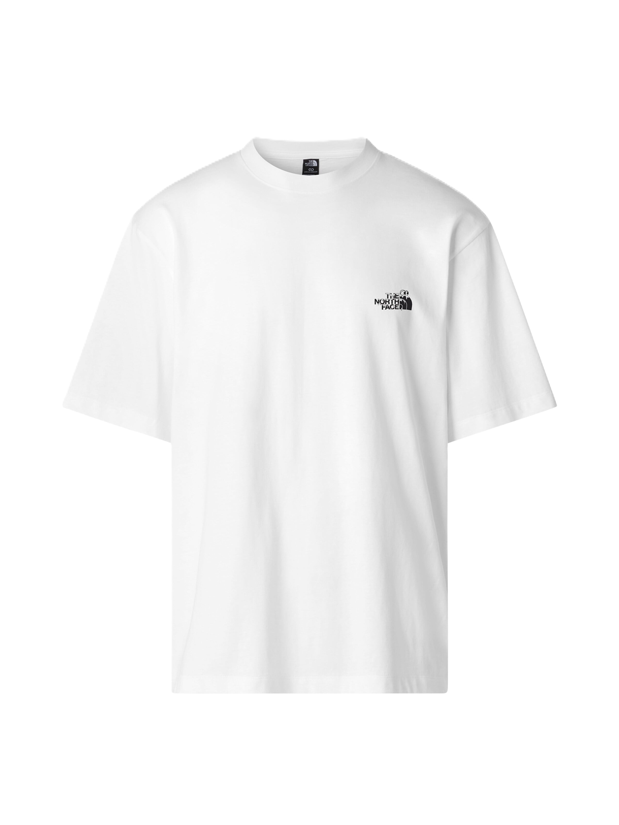 THE NORTH FACE T-shirt 'Food Fun' i vit: framsida