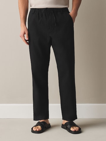 Next Regular Pants in Black: front