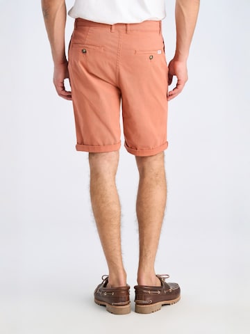 Lindbergh Regular Chino in Oranje