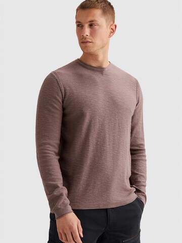 PME Legend Trui 'PME LEGEND - Pullover with badge and contrast detail' in Lila