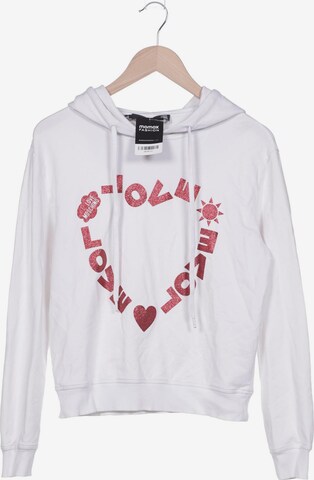 Love Moschino Sweatshirt & Zip-Up Hoodie in S in White: front