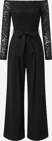 Cupshe Jumpsuit 'burn-out look' in Black: front