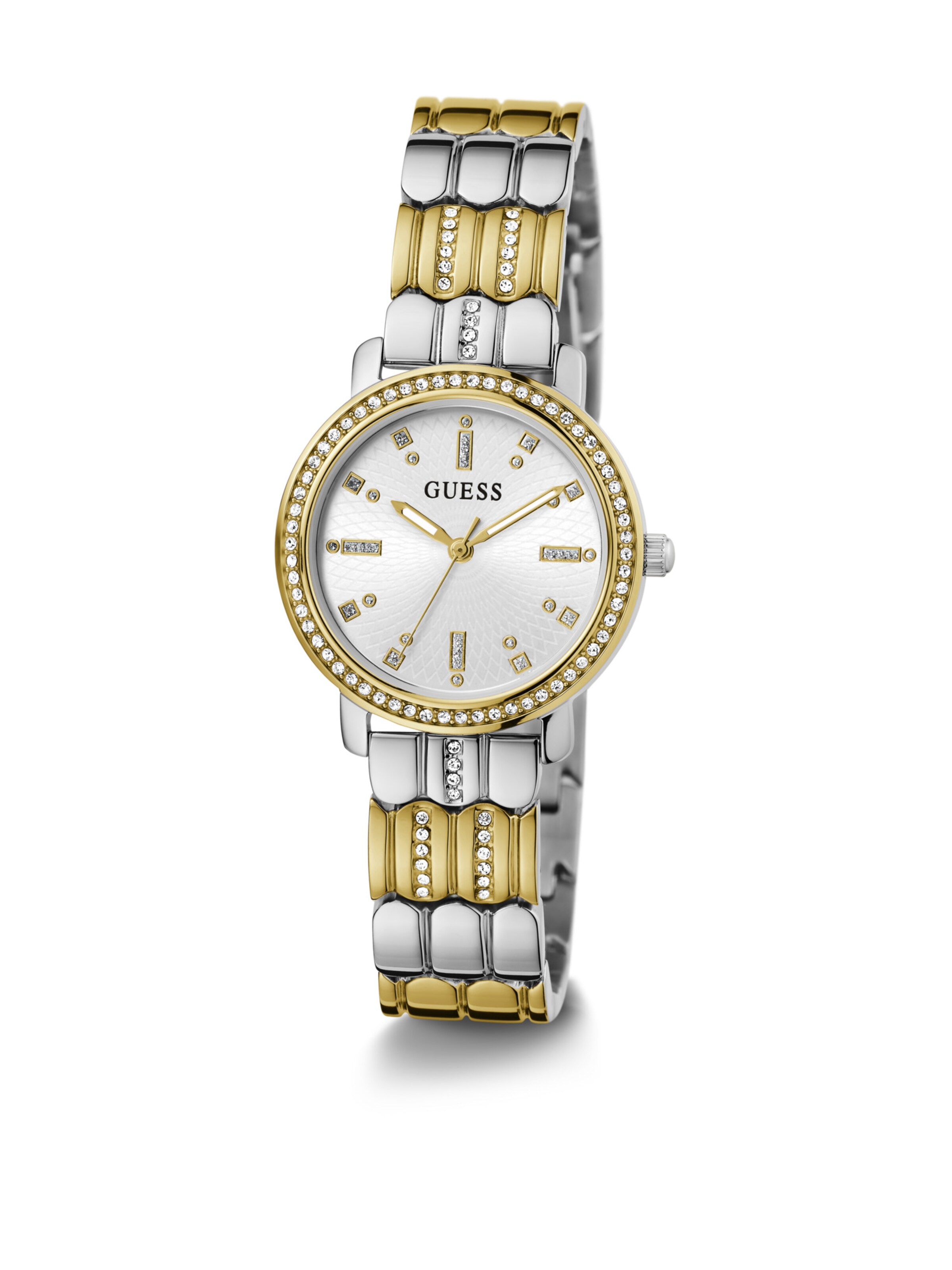 GUESS Analoog horloge 'GD Hayley' in Goud