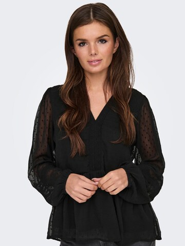 ONLY Blouse 'ONLALLY' in Black: front