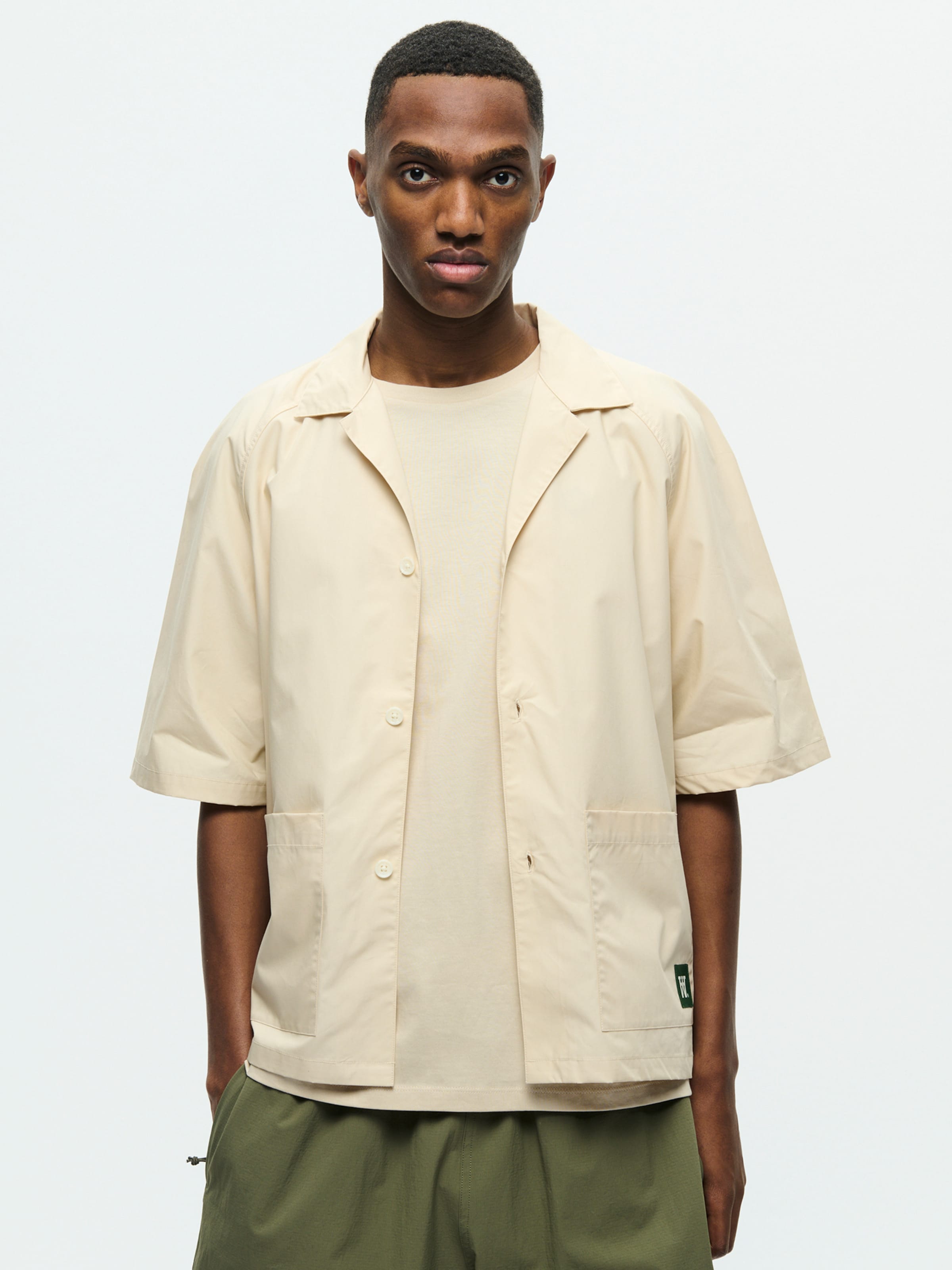 WAROBE（和ローブ） / TAN WA Y SHIRT（SIZE2） WOOD WOOD Regular fit Button Up Shirt 'WWMumphry' in Taupe | ABOUT YOU