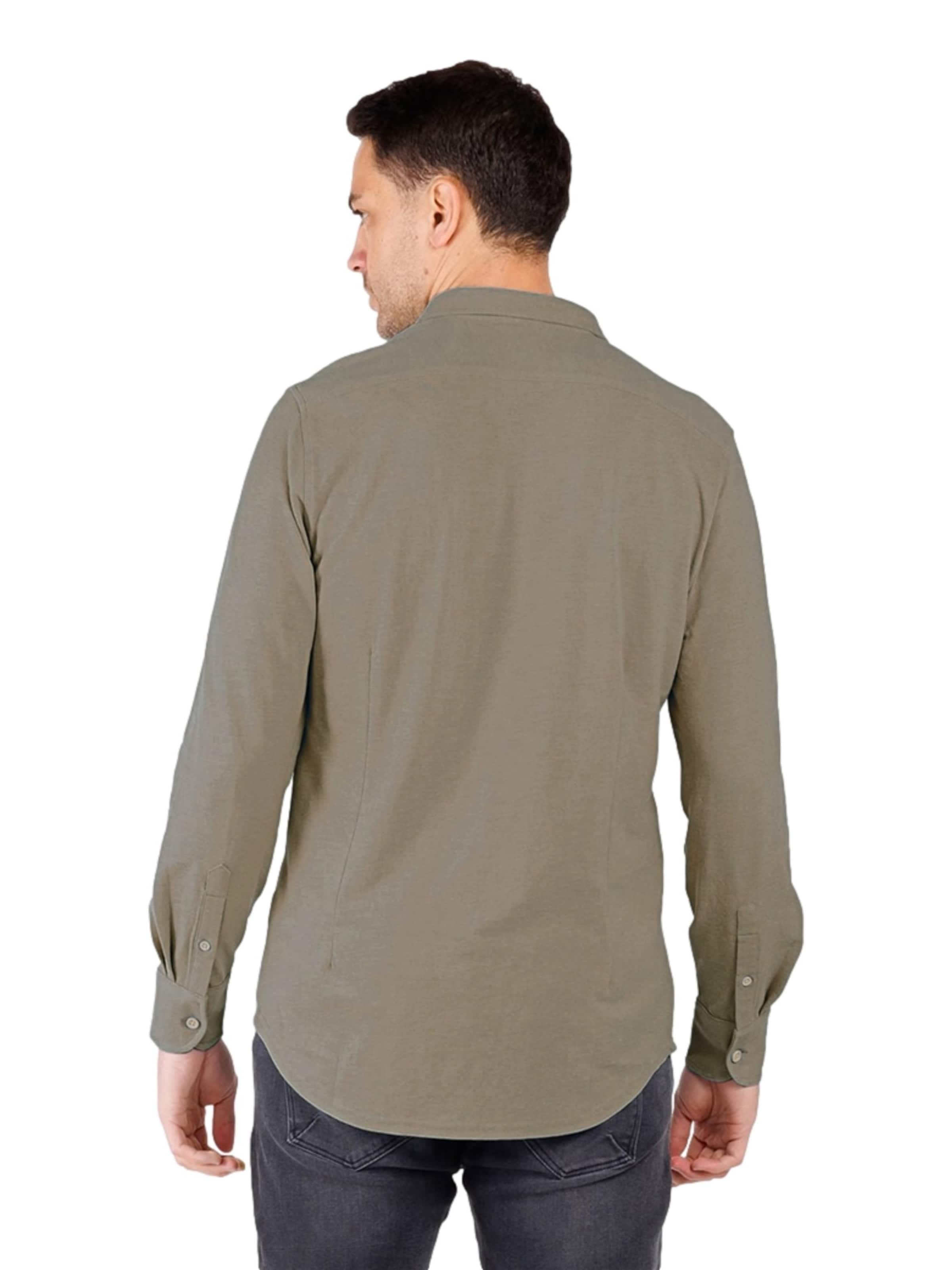 Key Largo Regular Fit Skjorte 'Denmark' i brun