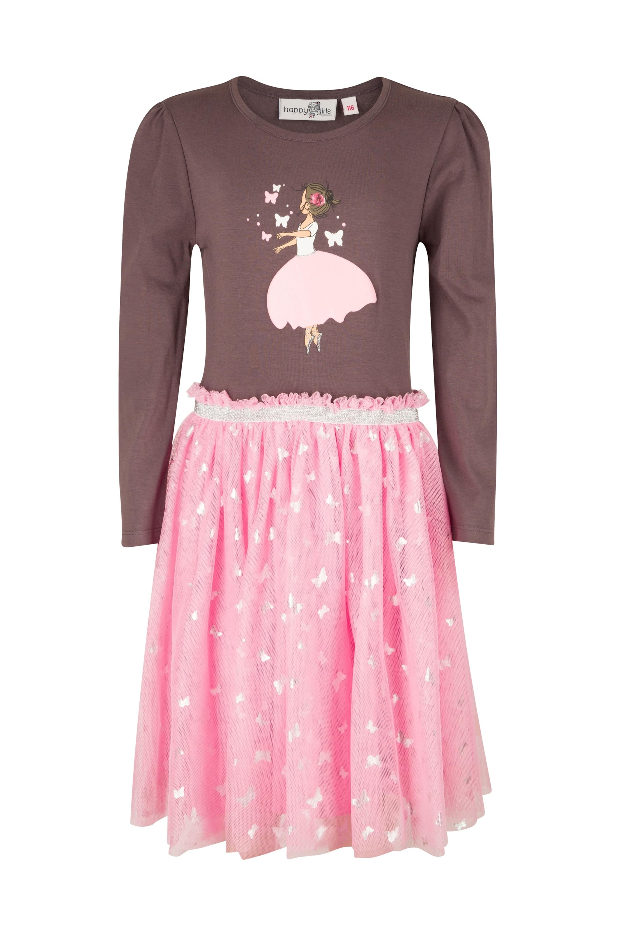 Abito di happy girls in marrone: frontale